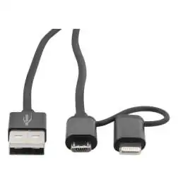 Ansmann USB 2 in 1 Cable 1,2 m
