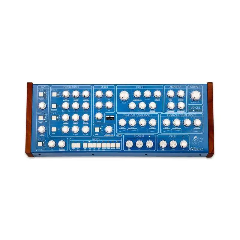 GS Music e7 Blue Synthesizer