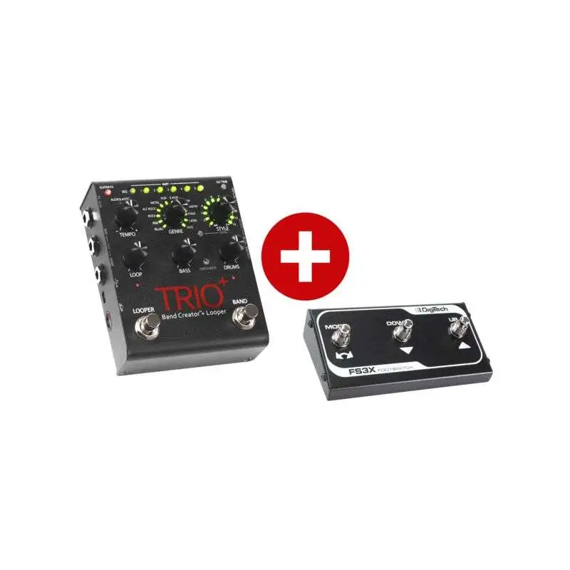 DigiTech TRIO+ Looper + FS3X Fußschalter Bundle