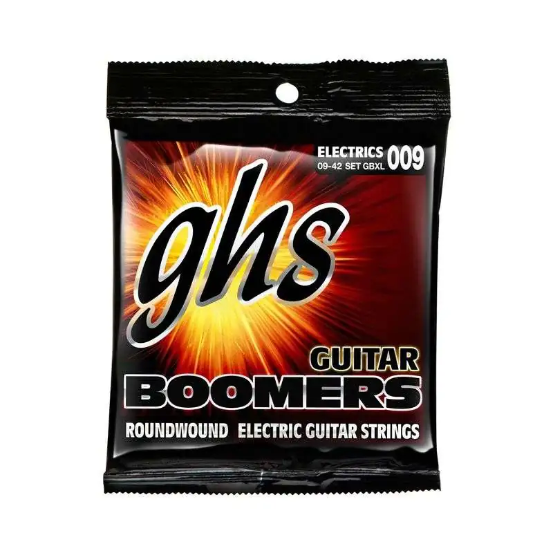 GHS E-Guit.Strings,09-42, Boomers Nickel Plated Roundwound GHS E-Guit.Strings,09-42, Boomers Nickel Plated Roundwound