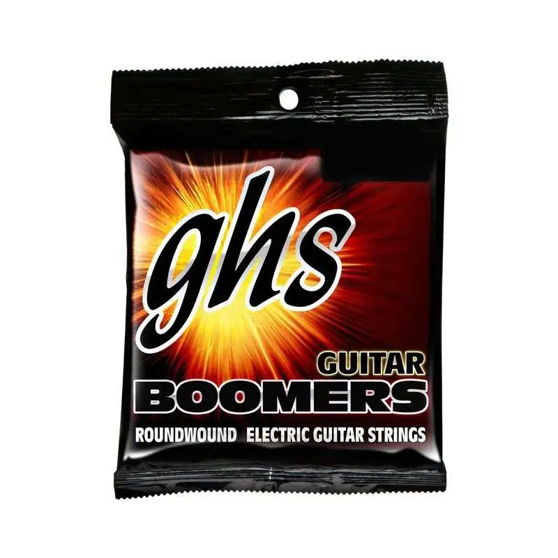 GHS E-Guit.Strings,12-52,Boomers Nickel-plated Roundwound