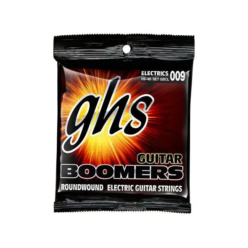 GHS E-Guit.Strings,09-46, Boomers Nickel Plated Roundwound