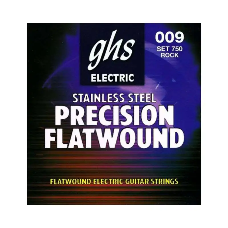 GHS E-Git.snaren,09-42,Precision Flatwound,Stainless Steel