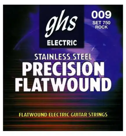 GHS E-Git.snaren,09-42,Precision Flatwound,Stainless Steel
