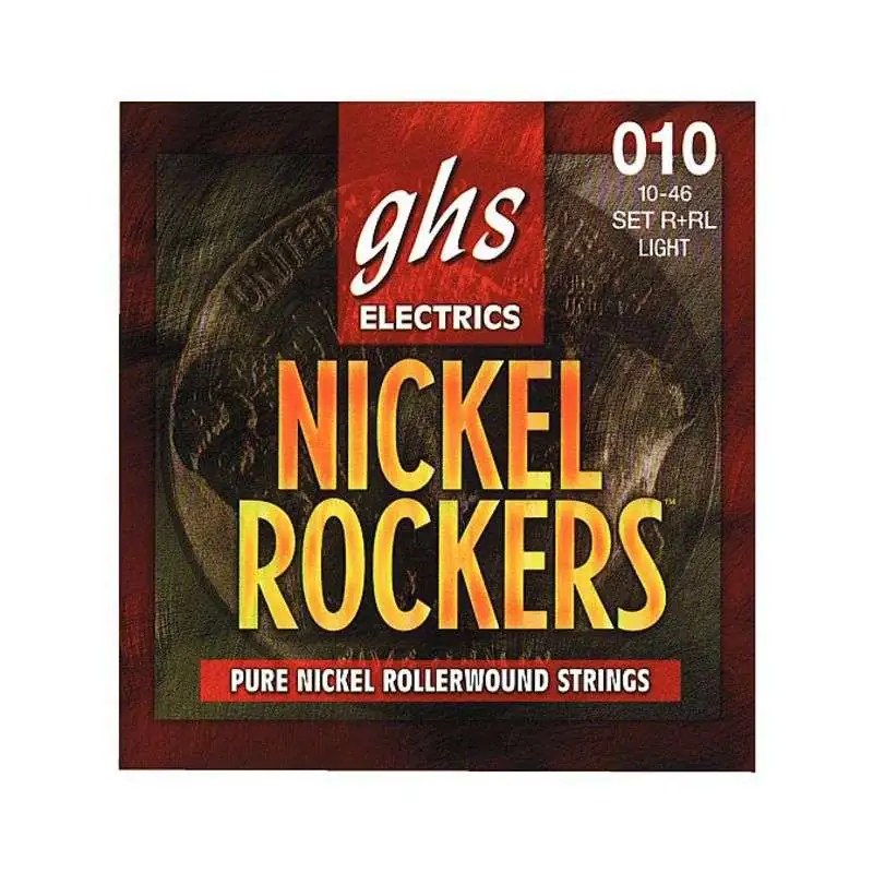 GHS E-Git.Saiten,10-46,Nickel Rockers Rollerwound