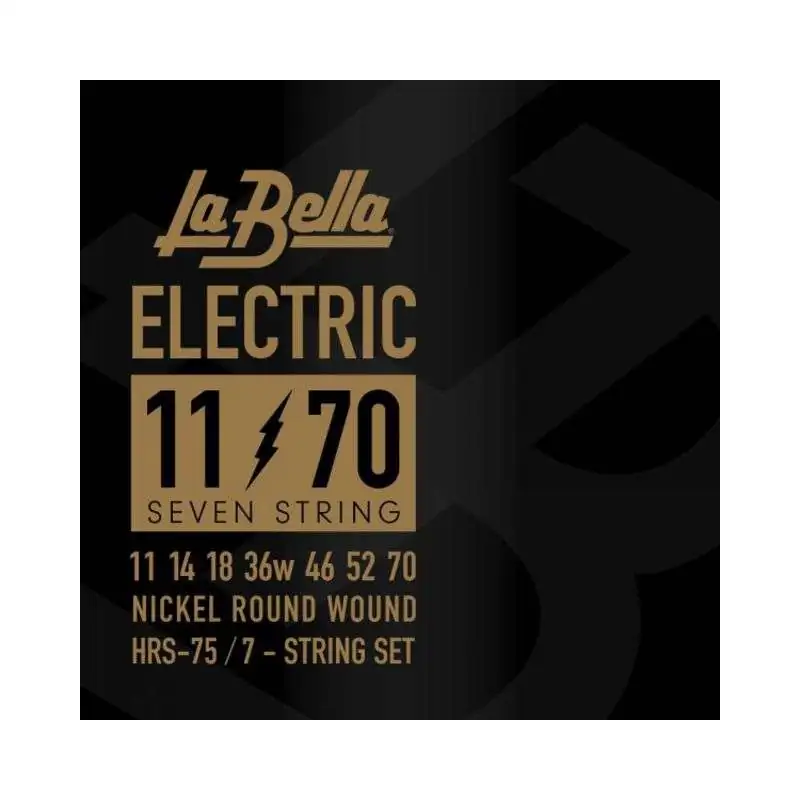 La Bella HRS-75 E-Guitar Strings 011-070 7-string, Nickel