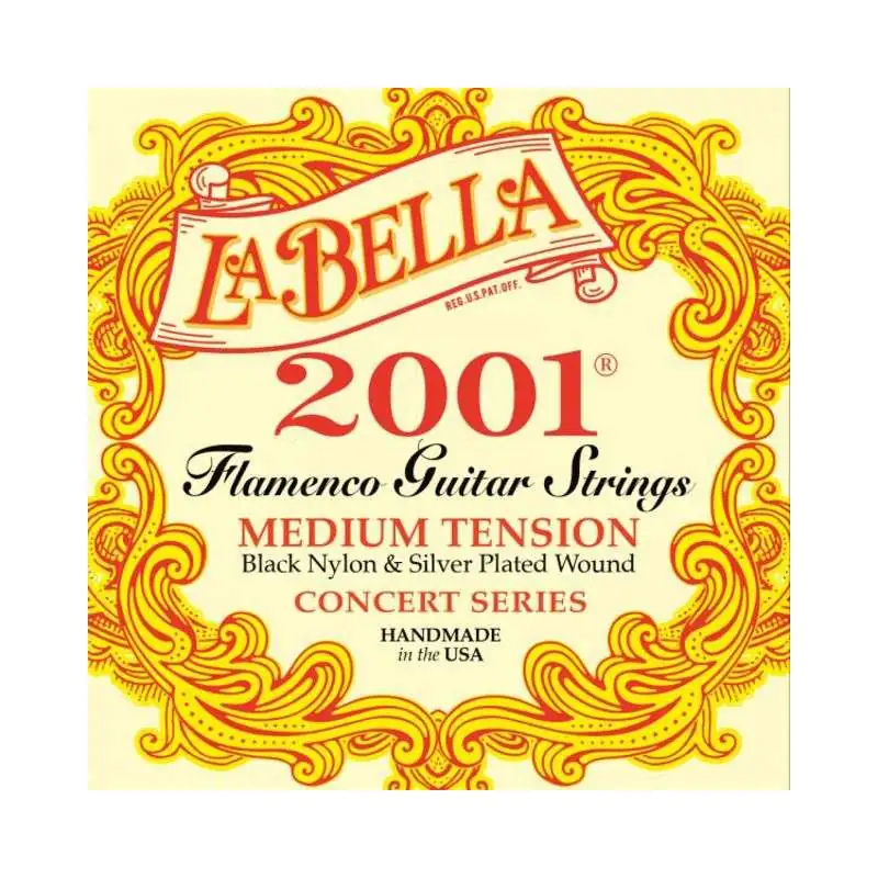 La Bella 2001 Nylon Strings Flamenco Medium