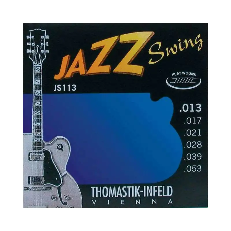 Thomastik E.-Guit.Str.,13-53,Jazz Swing Flat Wound