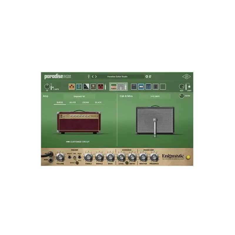 Universal Audio Paradise Guitar Studio Crossgrade License Code