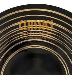 Meinl CC8DAH Classics Custom Dark Micro Stack Hats 8
