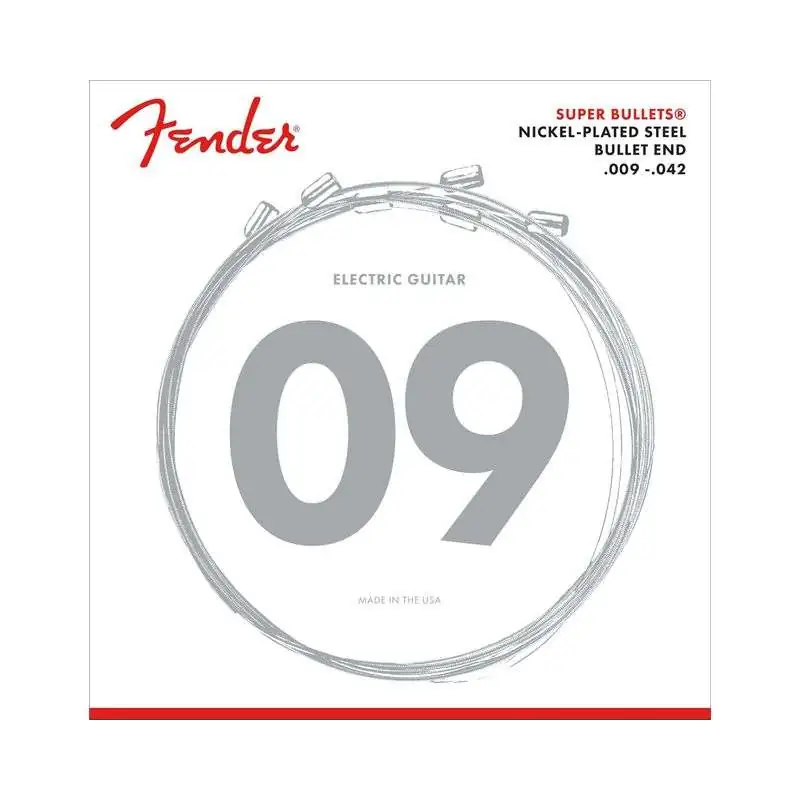 Fender Super Bullets 3250L Electric G uitar Strings Fender Super Bullets 3250L Electric G uitar Strings