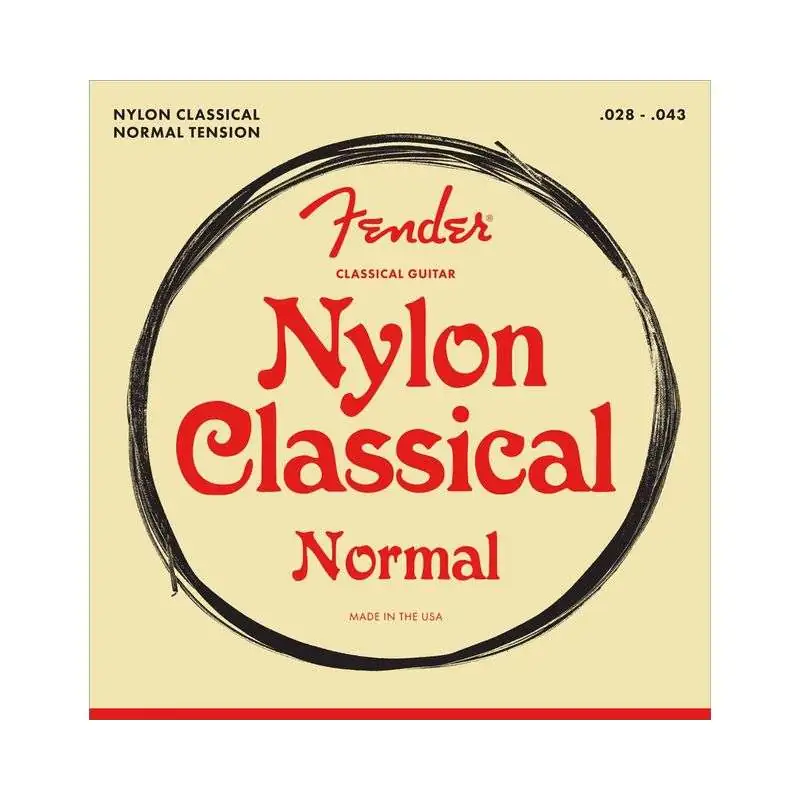 Fender Nylon Git. Saiten 100 Clear, Tie End Fender Nylon Git. Saiten 100 Clear, Tie End