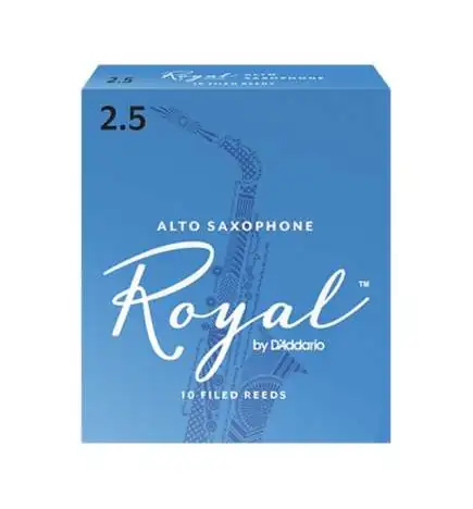 D Addario Woodwinds Caixa com 10 Palhetas 2,5 p Sax Alto