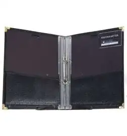 Musicfolder.com Black Folder Ringadapter 2-fach
