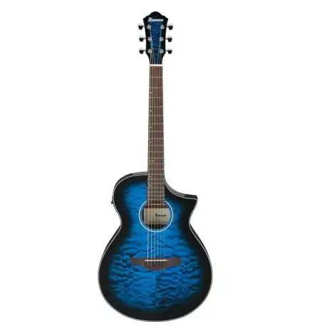 Ibanez AEWC16QA-TLH Transparent Blue Sunburst