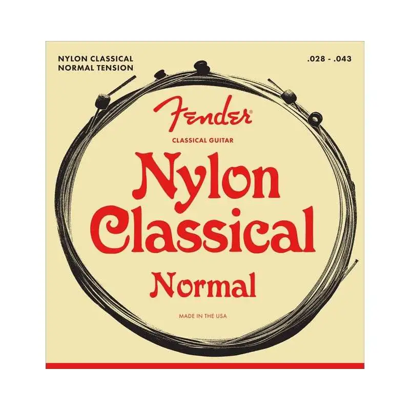 Fender Nylon Git. Saiten 130 Clear, Ball End Fender Nylon Git. Saiten 130 Clear, Ball End