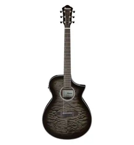 Ibanez AEWC16QA-TKH Transparent Black Sunburst