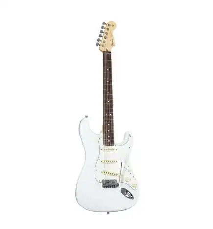 Fender CS Jeff Beck Strat RW OWH Olympic wit, case