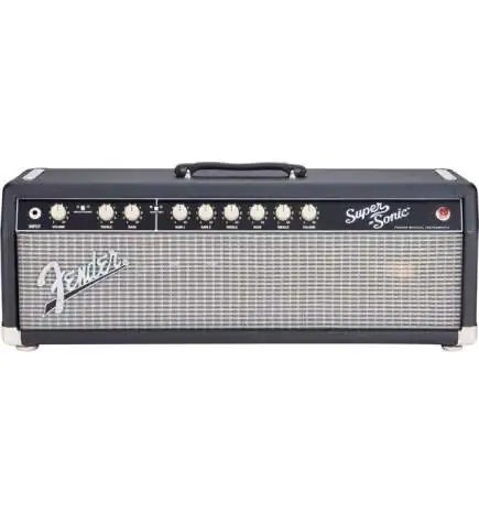 Fender Super-Sonic 22 Head Black and Silver
