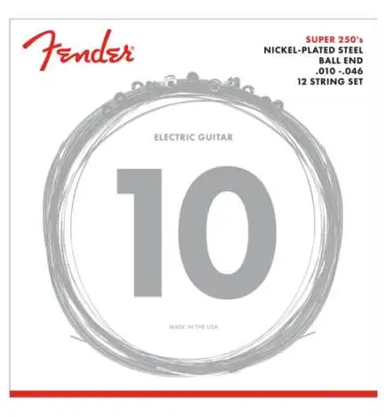 Fender E-Guitar Strings Super 250 XII 10-46