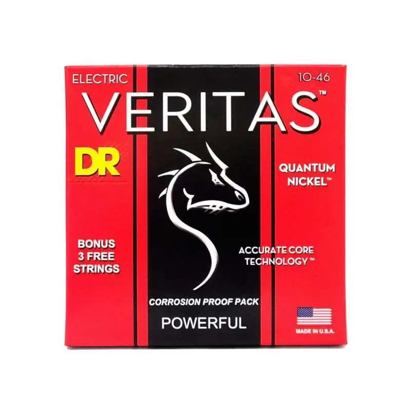 DR VTE-10 Veritas Electric Guitar Strings 10-46 Medium DR VTE-10 Veritas Electric Guitar Strings 10-46 Medium