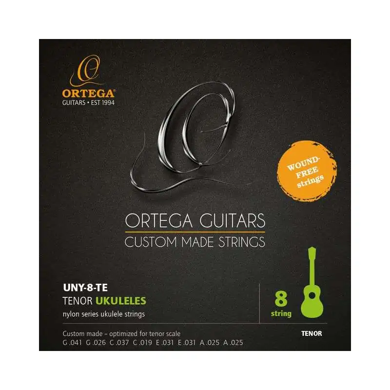 Ortega UNY-8-TE Tenor Ukulele Strings Ortega UNY-8-TE Tenor Ukulele Strings