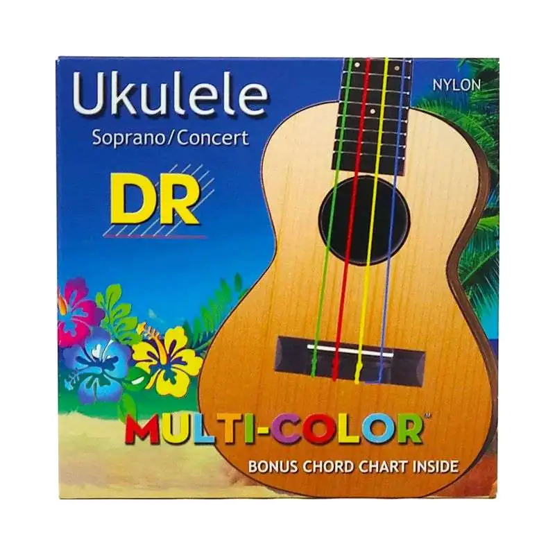 DR UMCSC Ukulele Soprano Strings Multi-Color