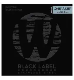 Warwick 40301 Black Electric 5-String Medium 045-135