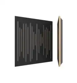 Vicoustic Wavewood Ultra Lite Black Mate 4 Stk.