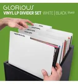 Glorious Vinyl Divider Set White