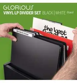 Glorious Vinyl Divider Set Black
