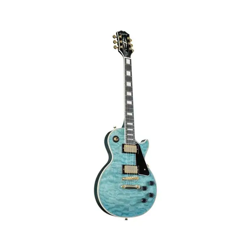 Epiphone Les Paul Custom Quilt Ocean Blue
