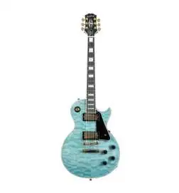 Epiphone Les Paul Custom Quilt Ocean Blue