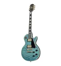 Epiphone Les Paul Custom Quilt Ocean Blue