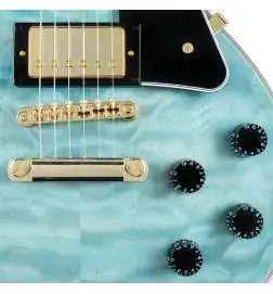 Epiphone Les Paul Custom Quilt Ocean Blue