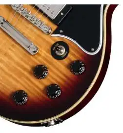 Epiphone Les Paul Special Double Cut Figured Bourbon Burst