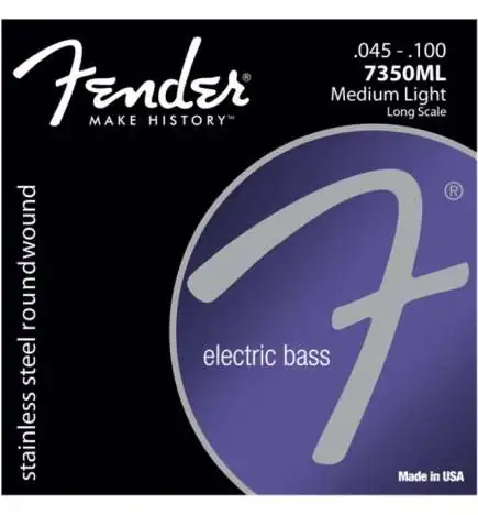 Fender Strings 7350ML 45-100 Stainless Steel Roundwound