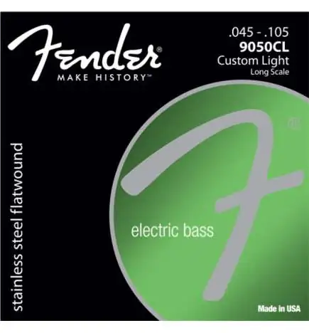 Fender Strings Flatwound 45 105 9050CL stainless steel