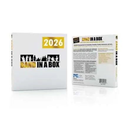 PG Music Band-in-a-Box 2026 MegaPAK PC Boxed