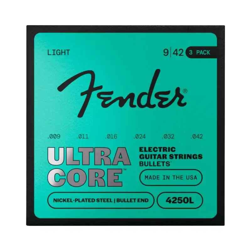 Fender 4250L Ultracore Bullet End 09-42 - 3-Pack