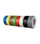 Cinta adhesiva, cinchas, pilas y varios utensilios